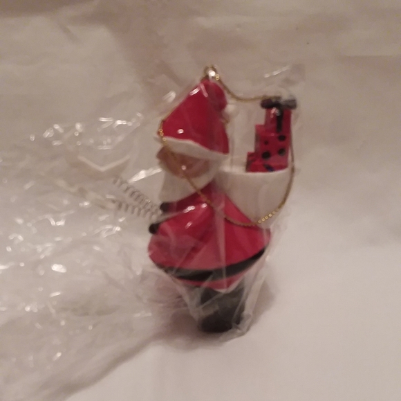 Santa Ornaments Set of 5 NIB - Picture 10 of 12